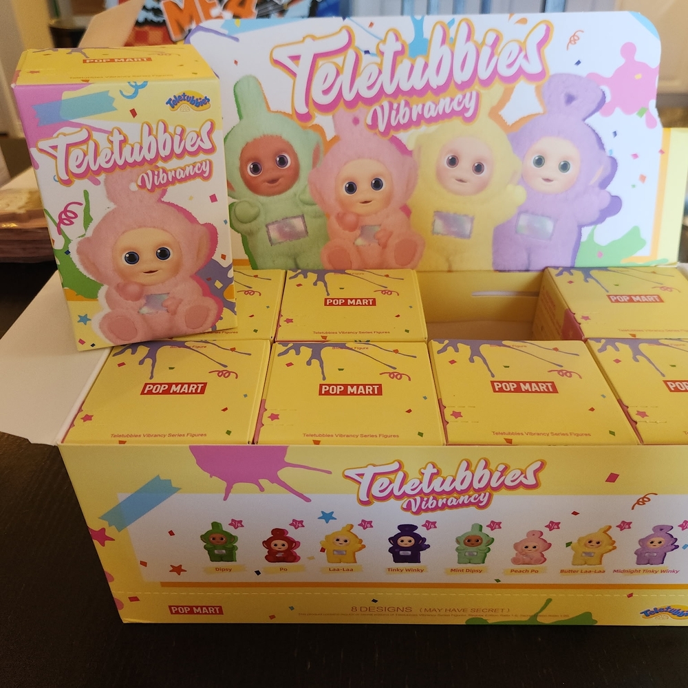 Teletubbies Vibrancy Doll Set by Pop Mart - Multicolor, You Receive One Box Only